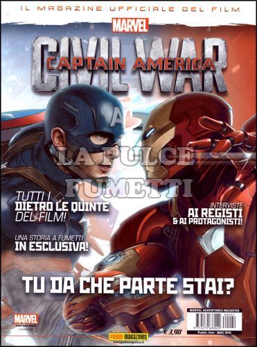 MARVEL ADVENTURES INIZIATIVE - CIVIL WAR MOVIE MAGAZINE